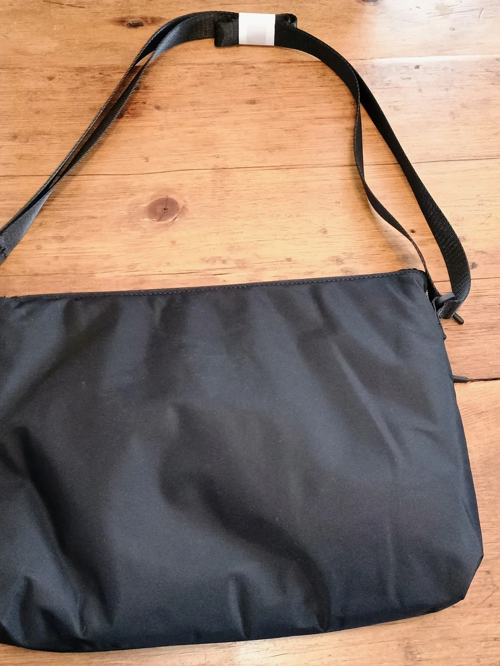 lululemon athletica Black Crossbody Sling Bag with Front Zip Pocket